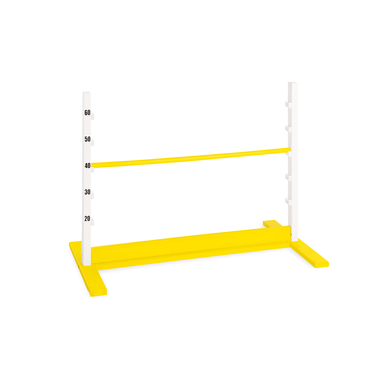 Pinolino Barre saut en hauteur enfant Hoppe bois, jaune
