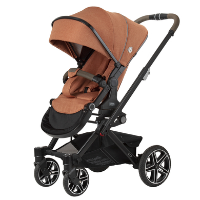 Hartan Barnvagn Vip GTX Bellybutton terra (923) Ramfärg svart