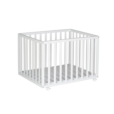 Schardt Parc bébé Scandic bois vernis blanc 124x65 cm