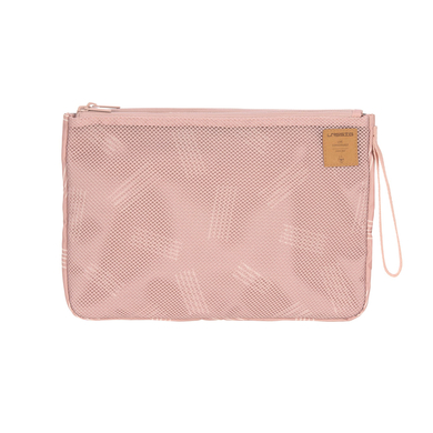 LÄSSIG Pochette à langer Casual Changing Organizer Soft Stripes rose
