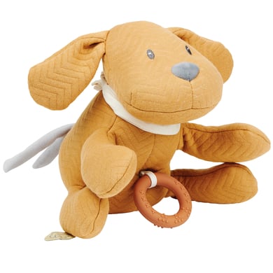 Nattou Charlie Spieluhr Hund Jacquard Karamell 388030