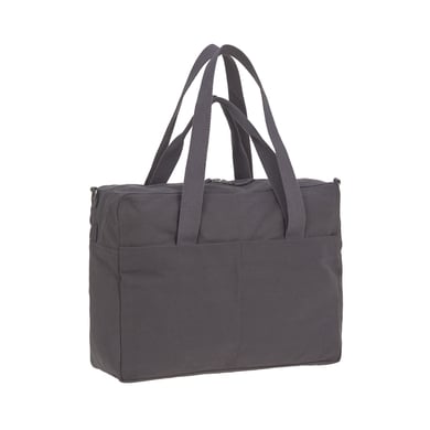 LÄSSIG Taška na pleny Green Label Cotton Essential Bag anthracite