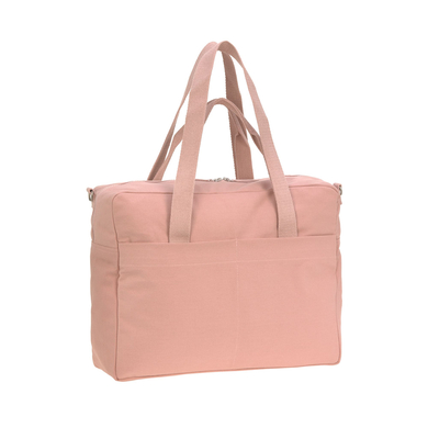 LÄSSIG Borsa fasciatoio Green Label Cotton Essential Bag, rosa