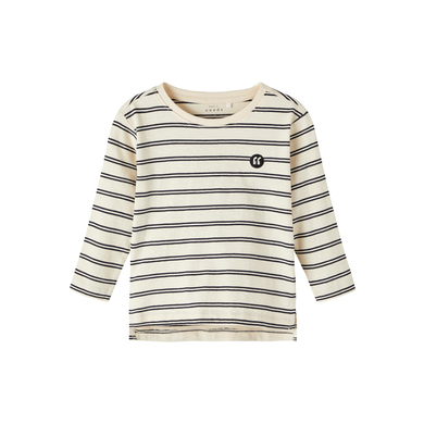 name it Chemise à manches longues Nmmvoby White cap Gray