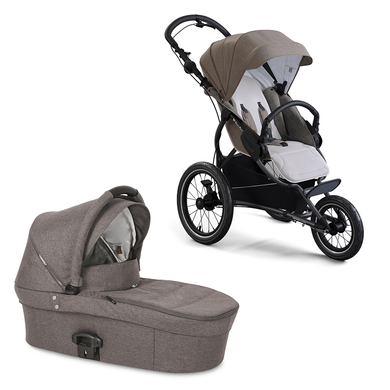 X-lander Poussette duo combinée 2en1 X-Run Evening Grey