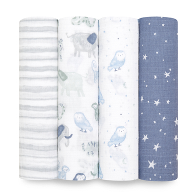 Image of aden + anais™ essential s cotone muslin puck sling 4-pack Time To Dream