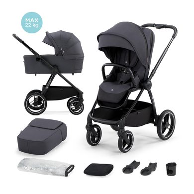 Image of Kinderkraft Passeggino 2 in 1 NEA grigio scuro059