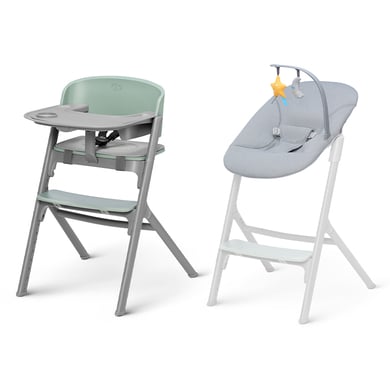 Image of Kinderkraft Seggiolone LIVY con sdraietta CALMEE olive Verde059