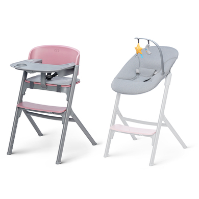 Image of Kinderkraft Seggiolone LIVY con sdraietta CALMEE aster rosa059