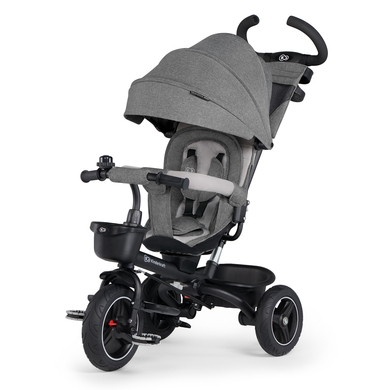 Kinderkraft Tricycle évolutif 5en1 SPINSTEP, gris platine