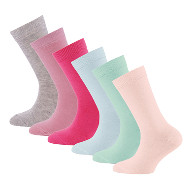 Ewers Lot de 6 chaussettes bébé unies