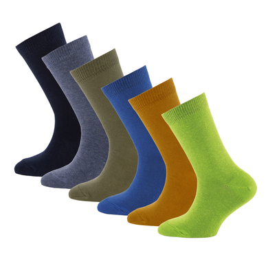 Ewers Lot de 6 chaussettes bébé unies