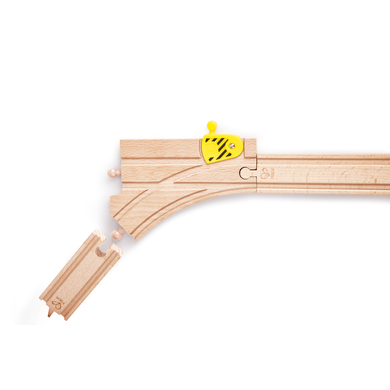 Hape Rails pour circuit de train en y mécaniques bois, 2 pièces E3781