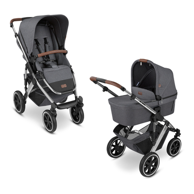 ABC DESIGN Poussette duo combinée 2en1 Salsa 4 Air Asphalt collection 2023