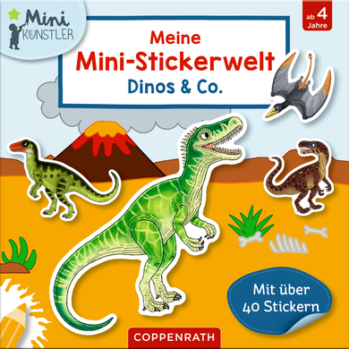 Image of SPIEGELBURG COPPENRATH Il mio mini mondo di adesivi: Dinos & Co. (mini artisti)059