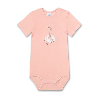 Image of Sanetta Body a maniche corte, Giraffa/rosa059