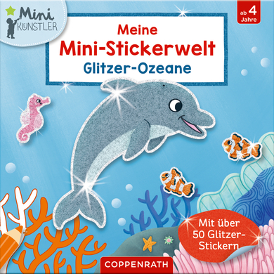 Bilde av Spiegelburg Coppenrath My Mini Sticker World: Glitter Oceans (minikunstnere)