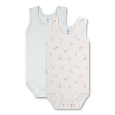 Sanetta Body pack double blanc/bleu clair