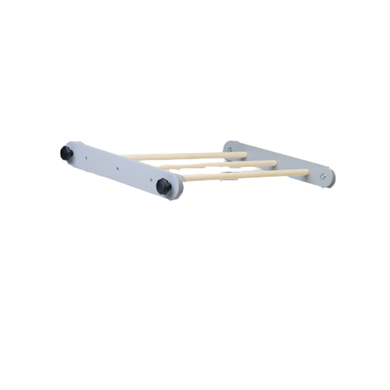 Family-SCL Barreaux pour échelle d'escalade enfant bois gris