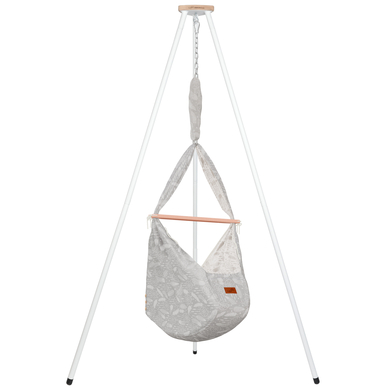 SCHMUSEWOLKE Transat youpala bébé Dreamcatcher gris tipi blanc