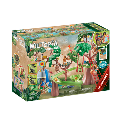 PLAYMOBIL ® Wiltopia - Aire de jeux de la jungle tropicale