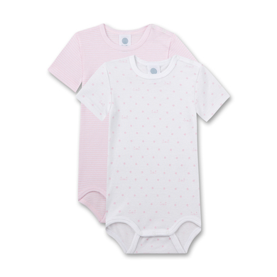 Sanetta Bodysuit Twin Pack Vit