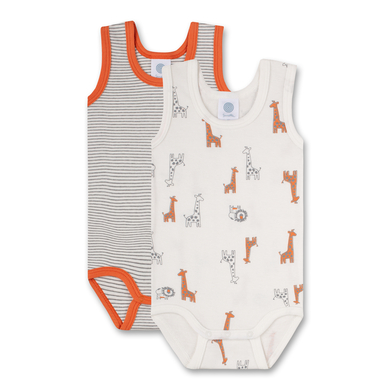 Sanetta Body sans manches double pack blanc