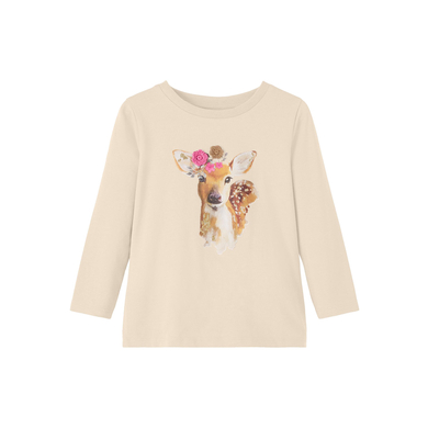 name it T-shirt à manches longues Nmfredeer Butter cream
