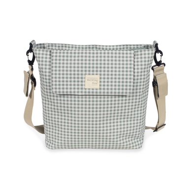 Image of Walking Mum Borsa fasciatoio I Love Vichy, verde059