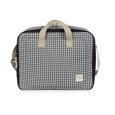 Walking Mum Valise de maternité I Love Vichy noir