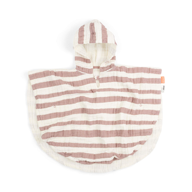 Image of Done by Deer ™ Poncho da bagno Stripes Rosa