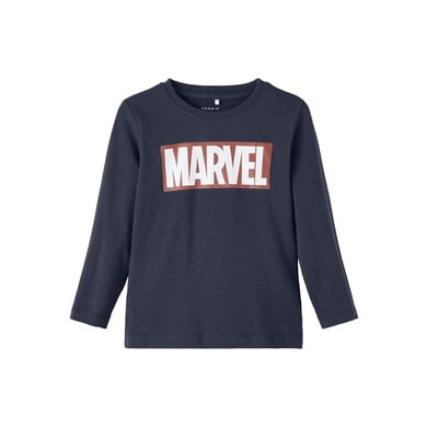 name it T-shirt à manches longues Marvel Nmmnilas Dark Sapphire