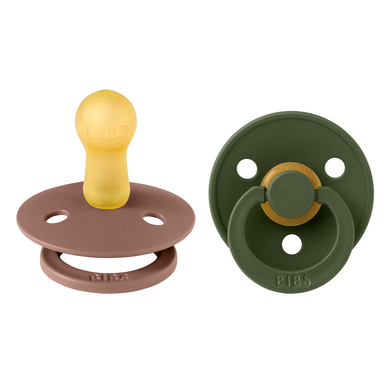 Levně BIBS® Dudlík Colour Svišť/lovec Green 6-18 měsíců, 2 ks.