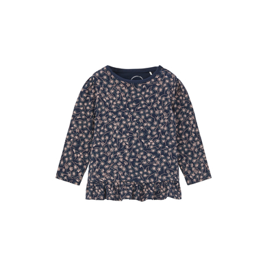 Image of s. Olive r Camicia a maniche lunghe Floral navy059