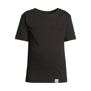 New Life T-Shirt TEE – CREW NECK PATCH POCKET Schwarz