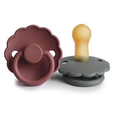 FRIGG Succhietto Daisy French grigio/legno 6-18 mesi
