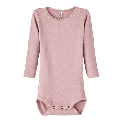 name it Body manches longues Nbfkab Deauville Mauve