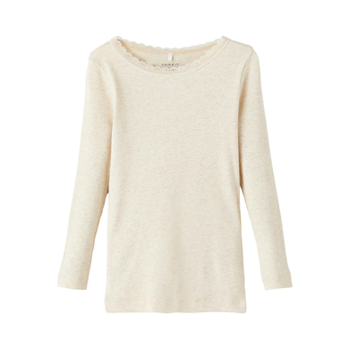 name it T-shirt à manches longues Nmfkab Peyote Melange