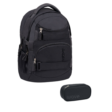 WAVE Rucksack Infinity Set 2 teilig Posh Black  - Onlineshop Babymarkt