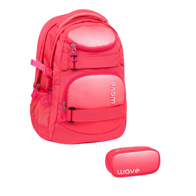 WAVE Rucksack Infinity Set 2 teilig Ombre Coral Paradise  - Onlineshop Babymarkt
