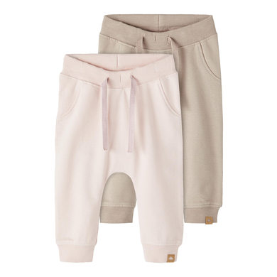 name it Sweat Trousers 2 Pack Nbntakki Rose Smoke