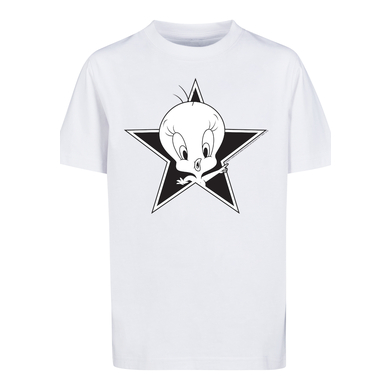 F4NT4STIC T-Shirt T-Shirt 'Looney Tunes Tweetie' weiß