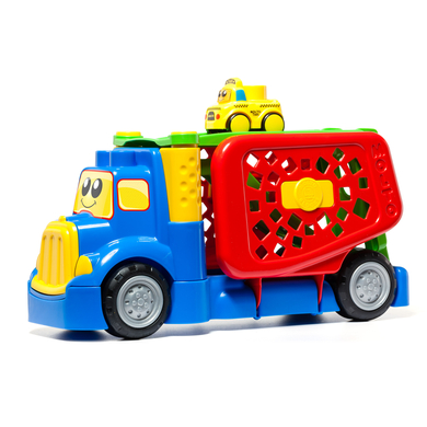 MOLTO Camionnette avec 10 briques + voiture
