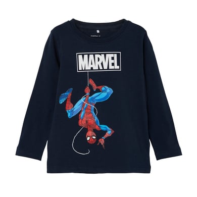 name it Långärmad skjorta Spider man Nmmnazir Dark Sapphire