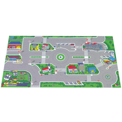 MOLTO Tapis de jeu City Grand avec 24 panneaux de signalisation