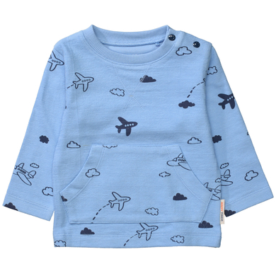 Staccato Sweat-shirt light bleu à motifs