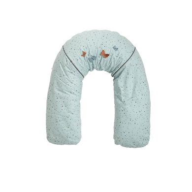 BeBes Collection Coussin d'allaitement et housse 3D papillon menthe