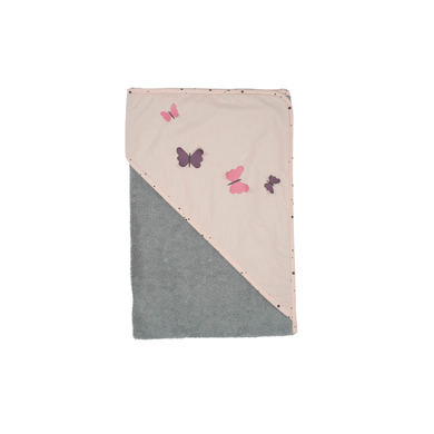 BeBes Collection Gant de toilette enfant 3D papillon rose