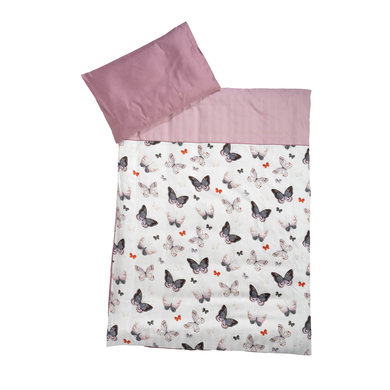 Be Be `s Collection Bettwäsche Butterfly bunt 100 x 135 cm