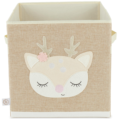 bieco Boîte de rangement enfant renne Ella, naturel 32 cm